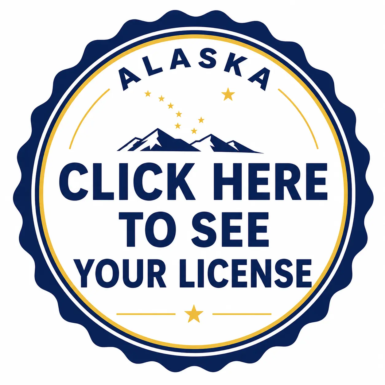 Click here to see your Alaska license